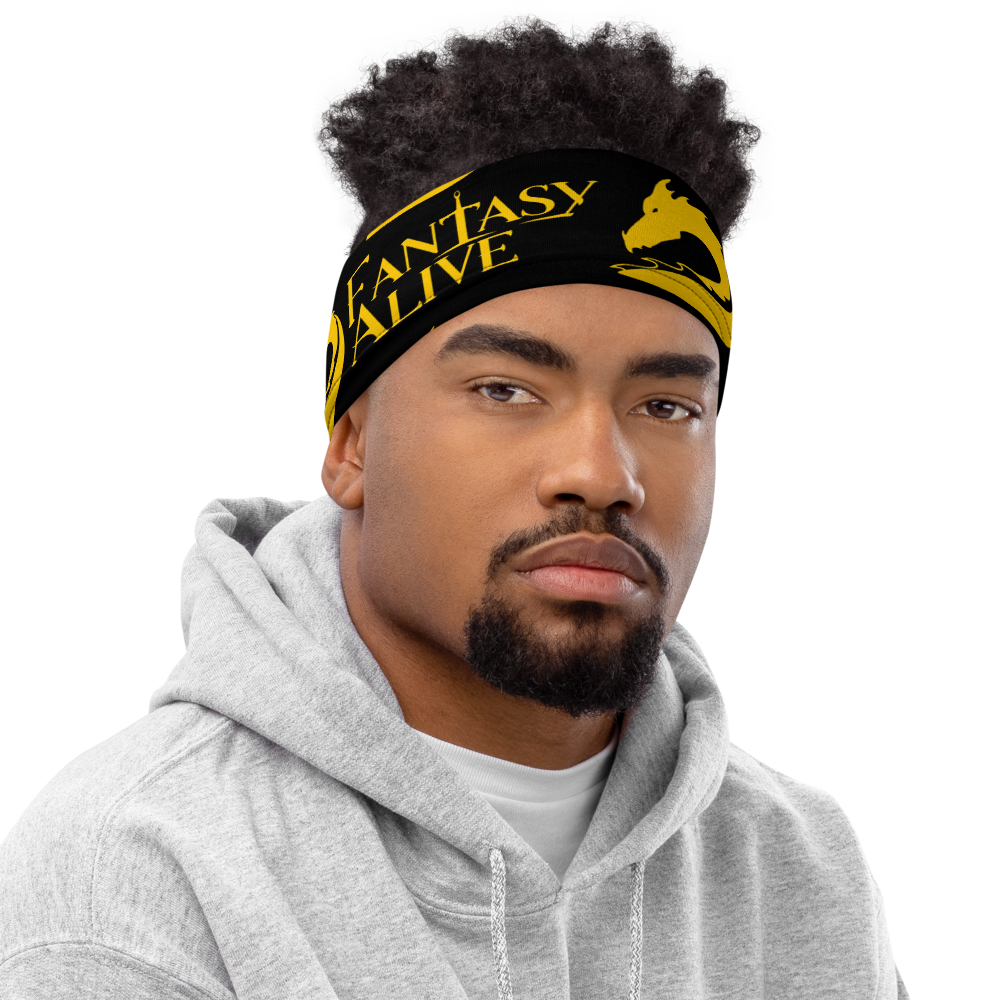 Fantasy Alive - Black Neck Gaiter
