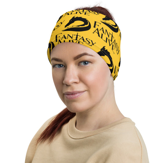 Fantasy Alive - Yellow Neck Gaiter